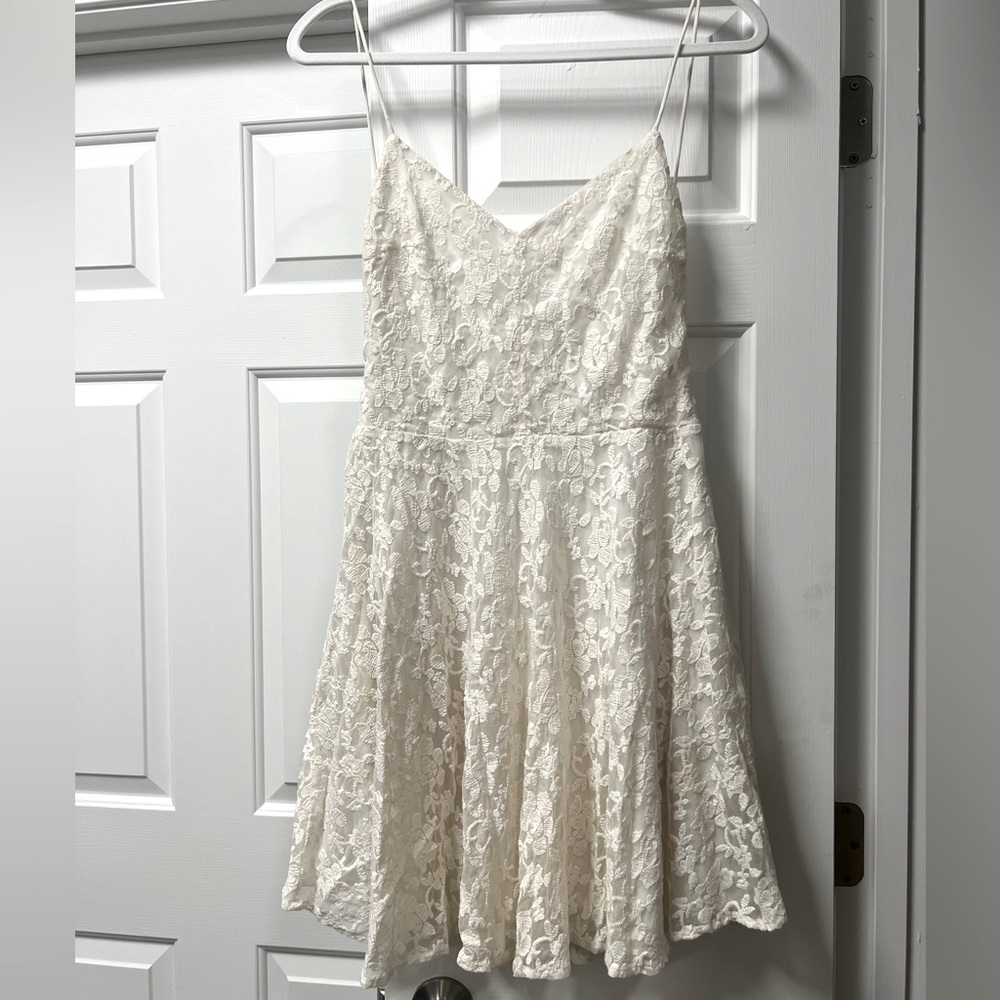 COPY - Zara Backless White Dress 🤍